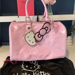 Vintage Hello Kitty Pink Embossed Handbag